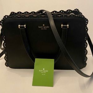 Kate Spade, Black Fordham Court Lise Handbag-EUC